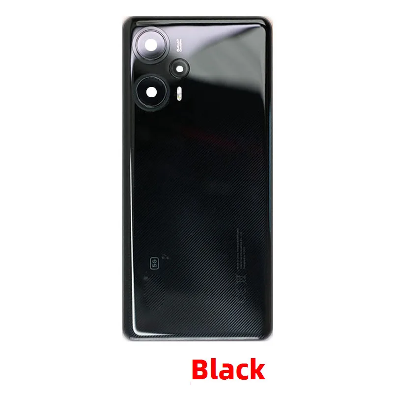 For Xiaomi Poco F5 Back Lid Door Housing Chassis Case Rear Battery Housing Door With Camera Lens Smartphone Parts