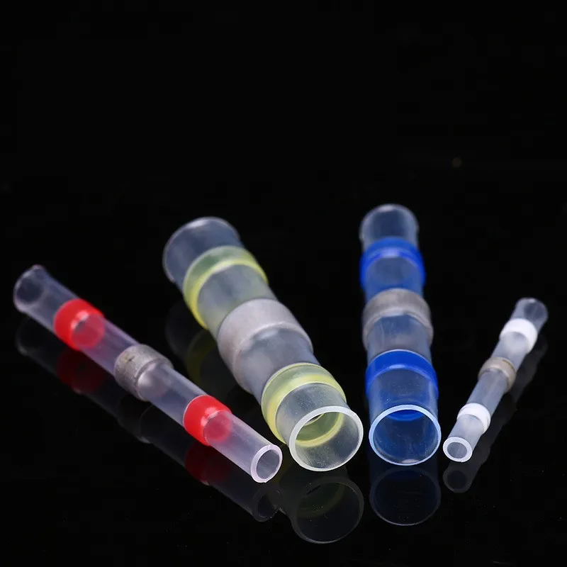 5/10/50pcs Waterproof Electrical Heat Shrink tube Soldering cable wire Connector Butt Sleeve Seal Terminals Insulated Solder A1