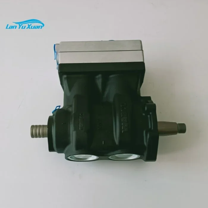 Applicable to Heavy  Truck Howo double-cylinder air compressor VG1560060080A double-cylinder air pump Heavy  Truck engin