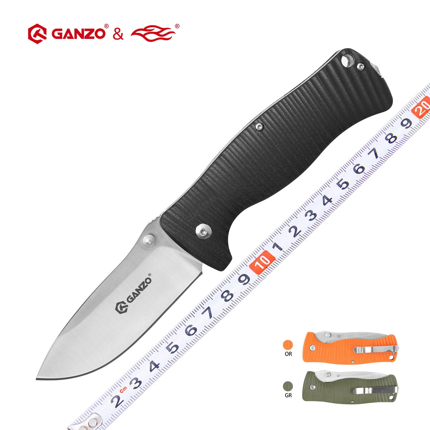 

Ganzo G720 Firebird FBKNIFE F720 58-60HRC G10 Handle Folding Knife Outdoor Survival Hunting Camping Tool Pocket Knife EDC Tool