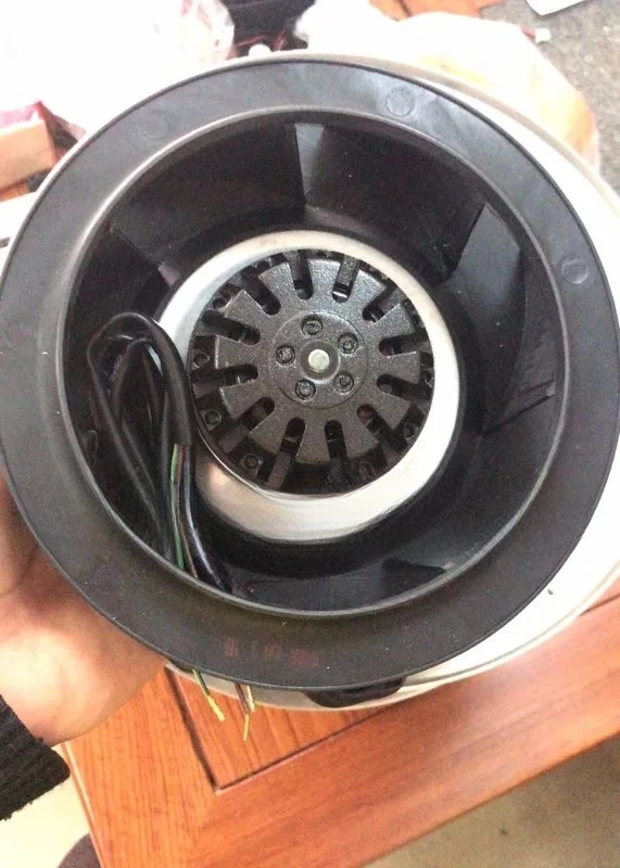 R17572M-23L-B21 tilting centrifugal fan AC230V 175mm capacitor free starting fan