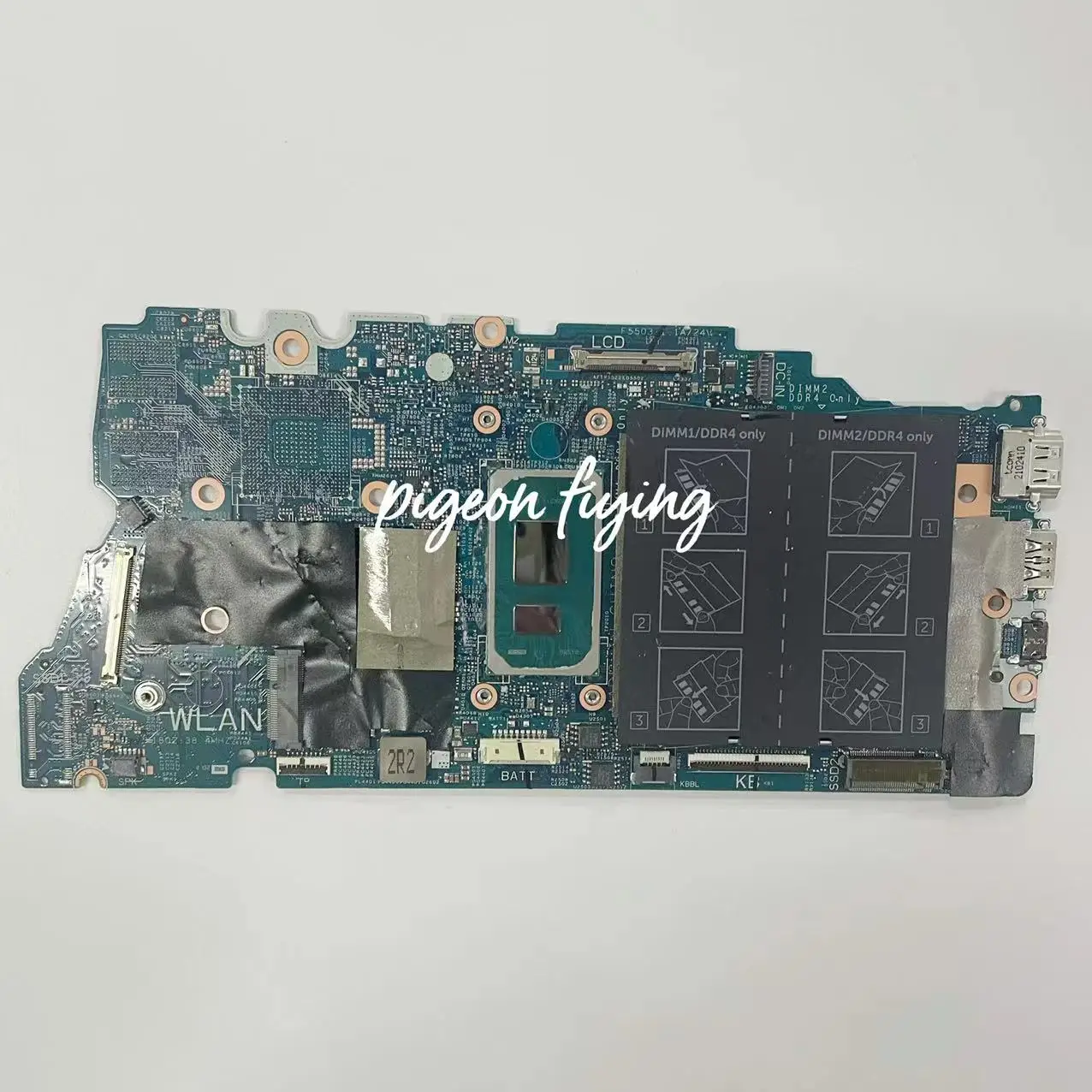 Imagem -03 - Mainboard para Dell Inspiron 5406 2-em-1 Computador Portátil Placa-mãe Cpu: Intel Core I3-1115g4 Srk08 Cn03nrg2 03nrg2 3nrg2 198601