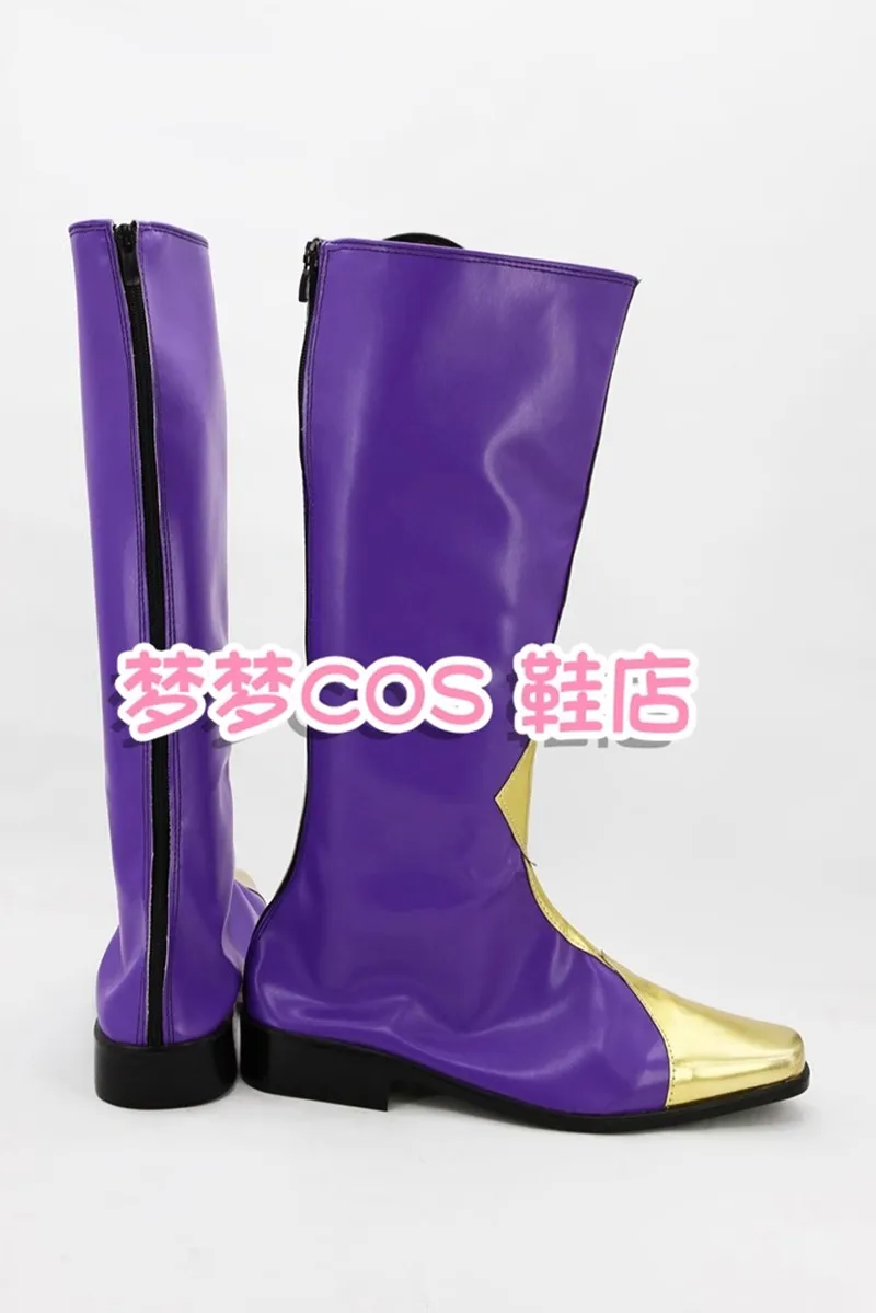 أحذية COD GEASS Lelouch of the Rebellion ZERO التأثيرية مصنوعة يدويًا من الجلد الصناعي الأرجواني