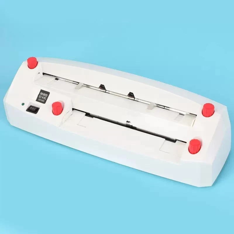 SK316Heavy Duty Electric Business Card Cutter Machine Micro-adjustment Right Angle Size90Multiply54mmCut300Gram