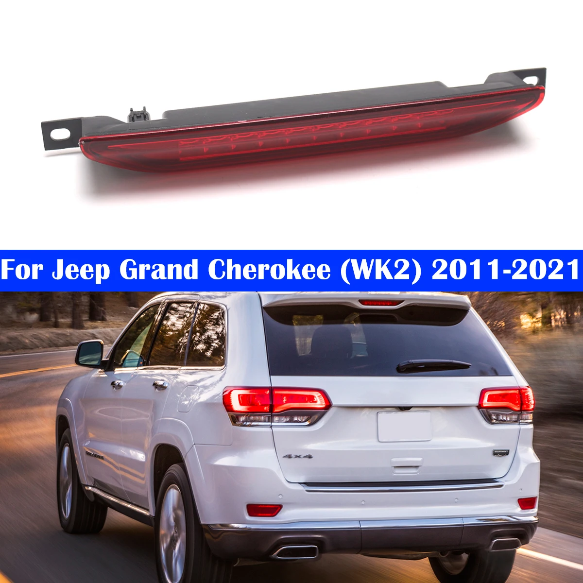 

Автомобильный 3-й светодиодный стоп-сигнал высокого уровня для Dodge Caliber 07-12 Durango11-20 Jeep Compass 07-16 Grand Cherokee 11-21Замена автомобиля