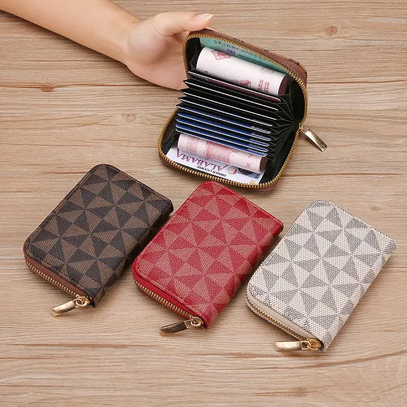 

2024 NEW Fashionable and Exquisite Multi slots Card Holder Storage Bag Large capacity zero wallet