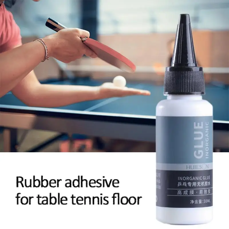 

Table Tennis Glue Set Water-based Glue VOC Free Ping Pong Rubber Adhesive with brush for Racket Tennis Paddle Glue Easy To Use