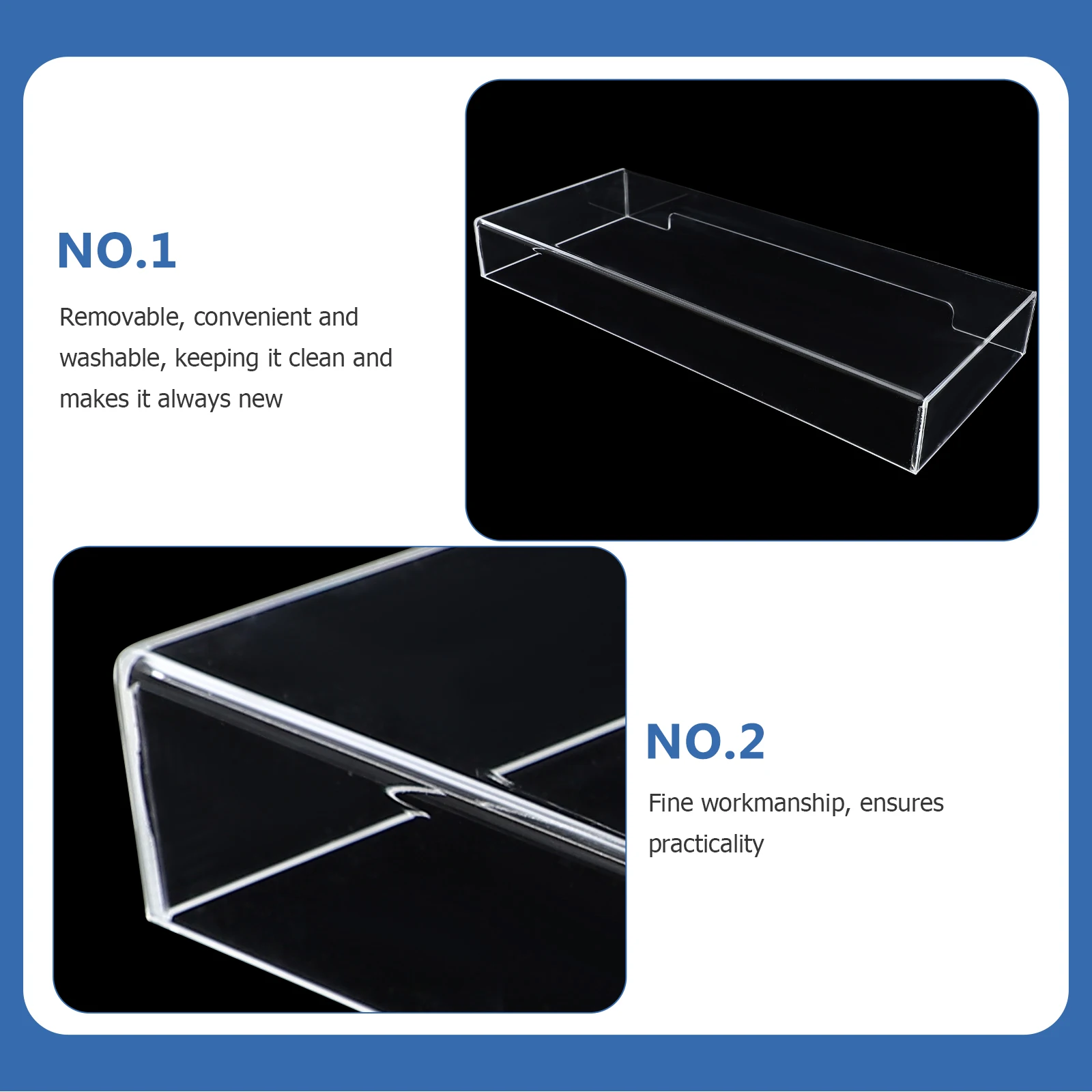

Keyboard Protector Water-Proof Cover Clear Protective Case Universal Fit for Most Desktop Keyboards Spill Resistant Coffee
