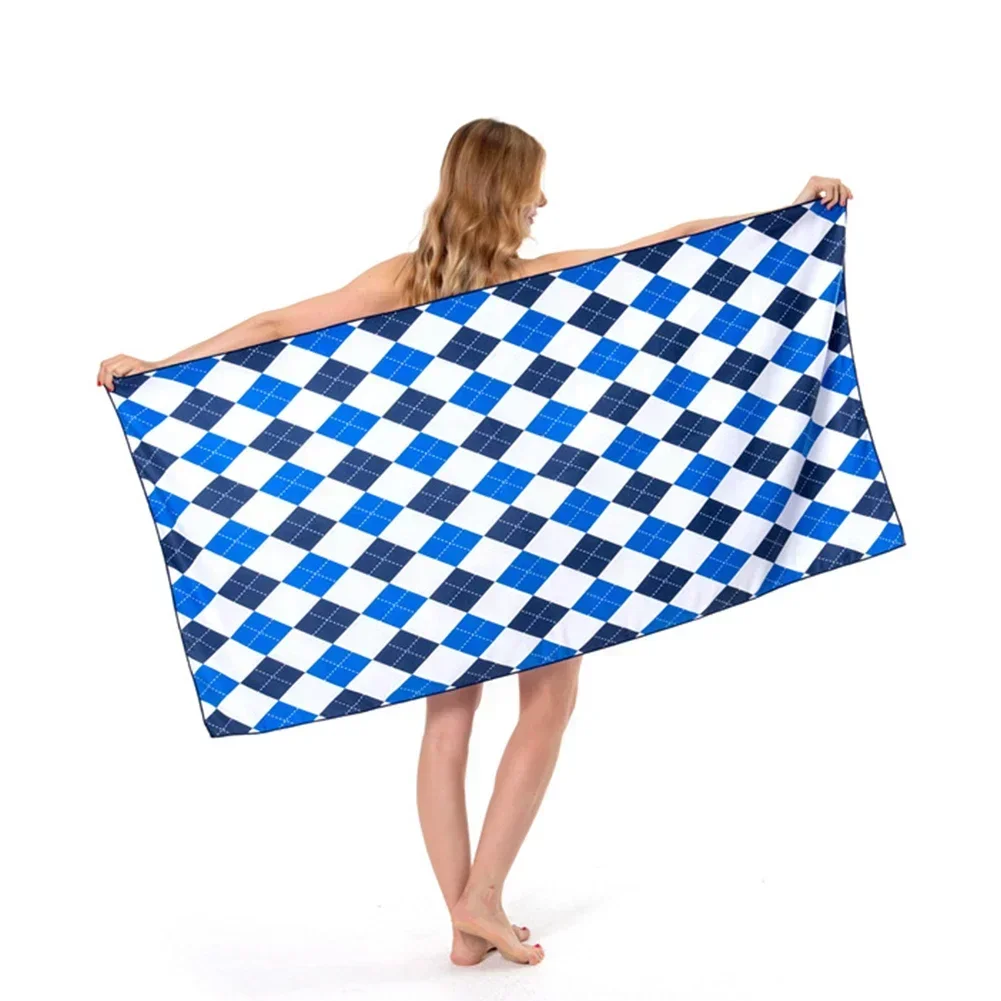 Beach Beach Towels Bath Towels Easy Packing Foldable Design Hanging Carabiner High-quality Material Multi-purpose Towel