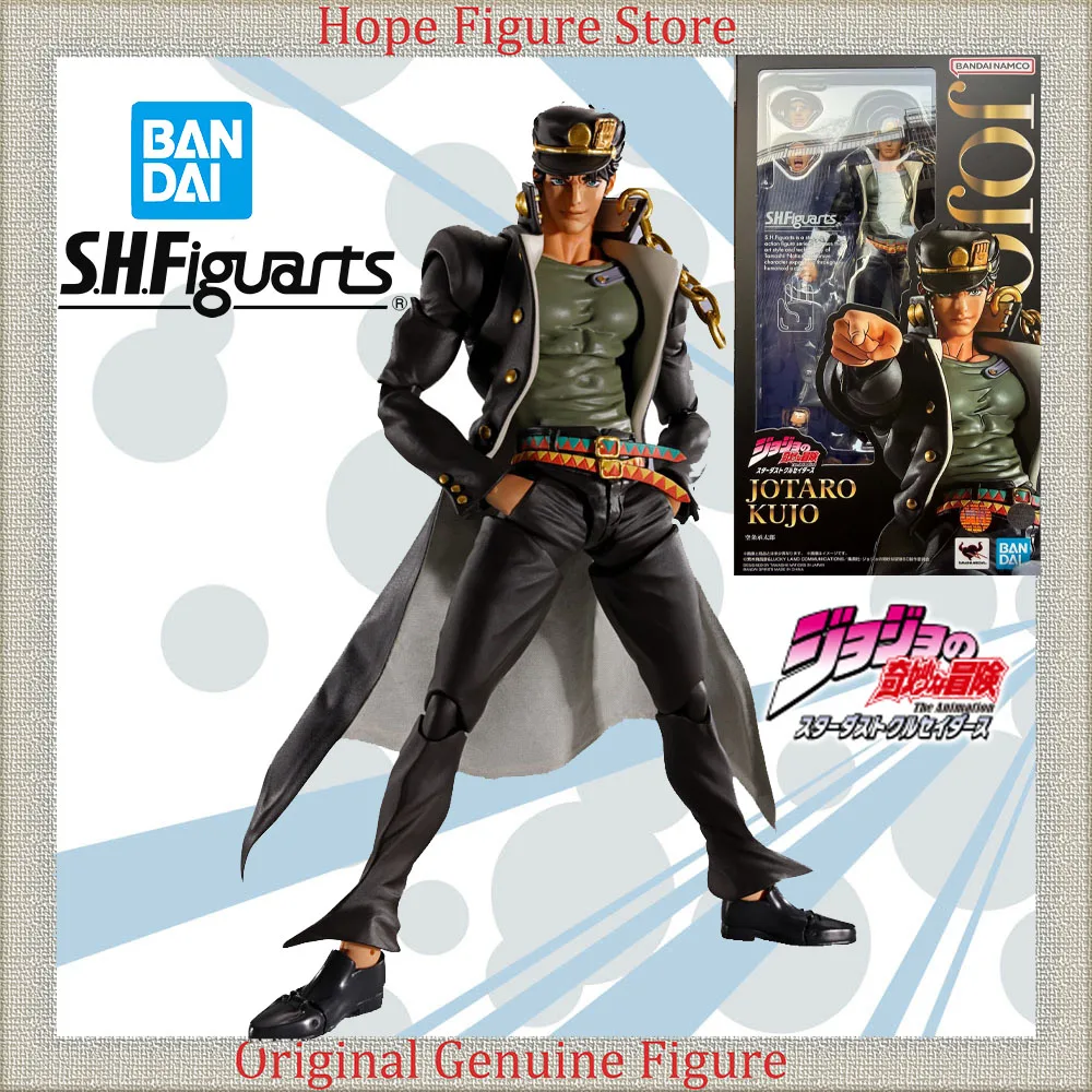 

Officially Licensed BANDAI SHFiguarts Jotaro Kujo Figure Anime Action Jojos Bizarre Adventure Model Toy