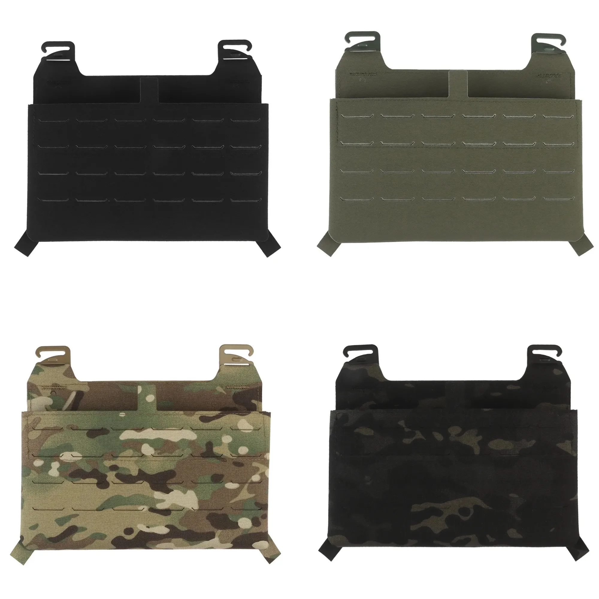Built‑in Front Panel Features, Vest External Gear Loops Fit Functional Pouches, Versatile Vest Accessories