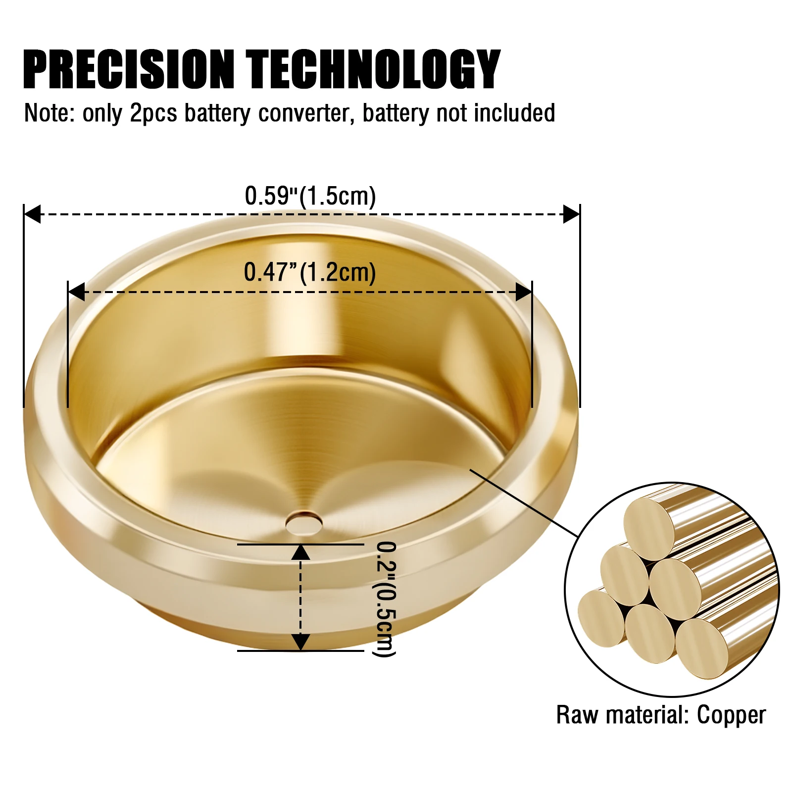 eTone 2Pcs PX625 MR9 Battery Converter Adapter for Olympus 35 Canon EF TX Camera 120 135 Film Camera Accessories