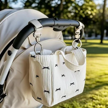 Plecak z organizerem do wózka dziecięcego Wielofunkcyjna torba na pieluchy o dużej pojemności Etui do przechowywania niezbędnych rzeczy dla mamy na zakupy podróżne