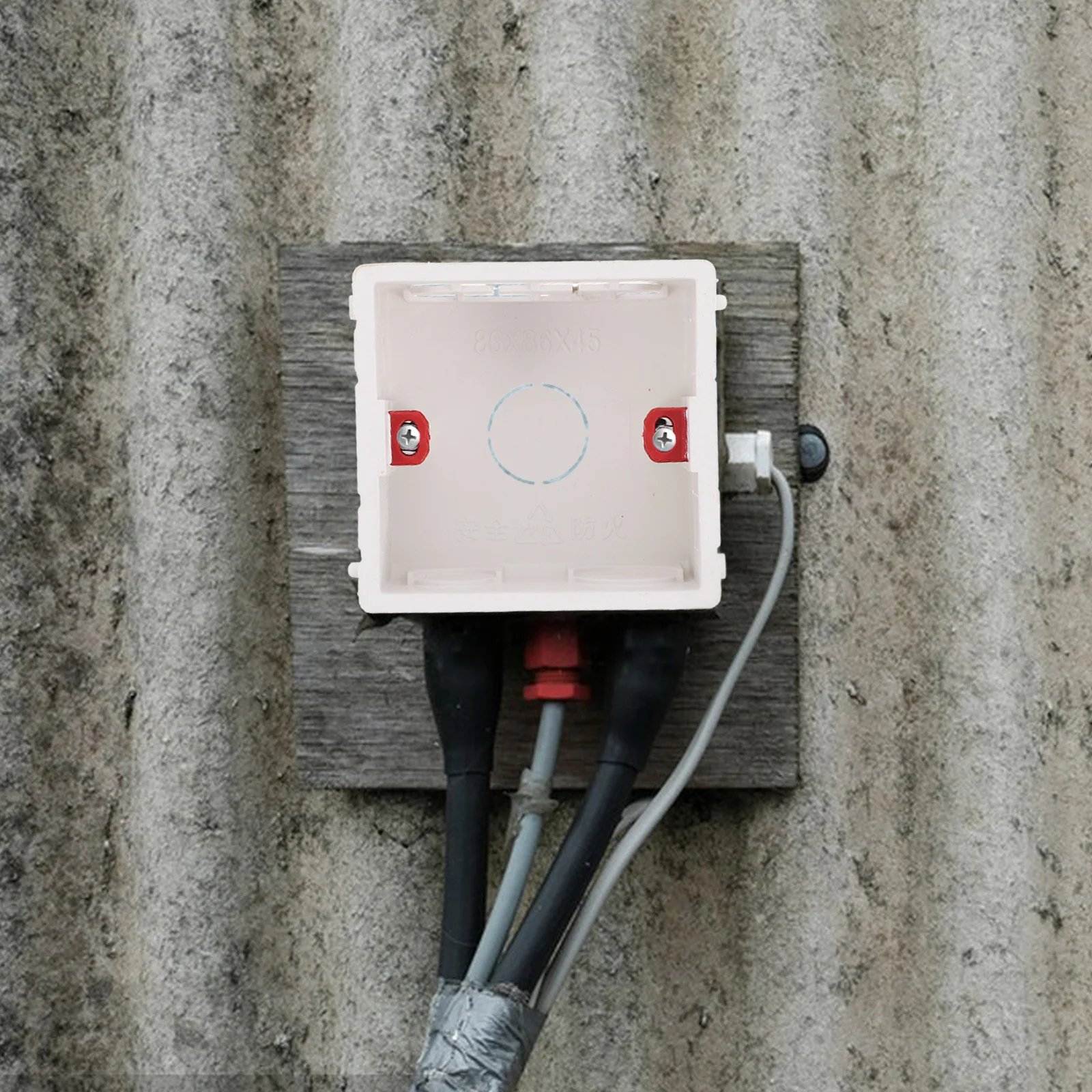 

6Pcs Heavy-Duty Junction Box Durable Electrical Outlet Box Versatile Outdoor Use Elegant Appearance Outdoor Electrical Outlet