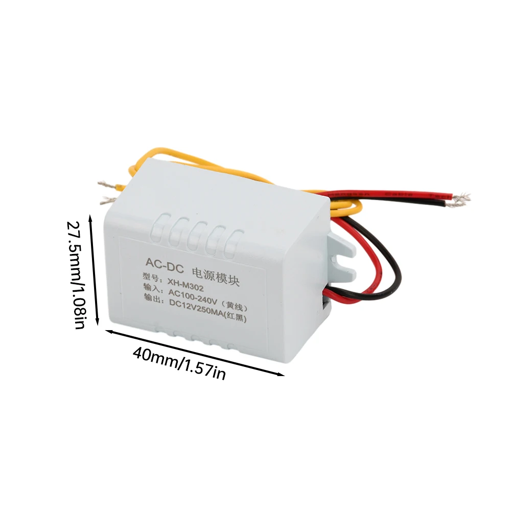 XH-M302 AC-DC Power Module Mini 12V 3W Switching Power Module Input AC110-220V Output DC12V 250MA image 6