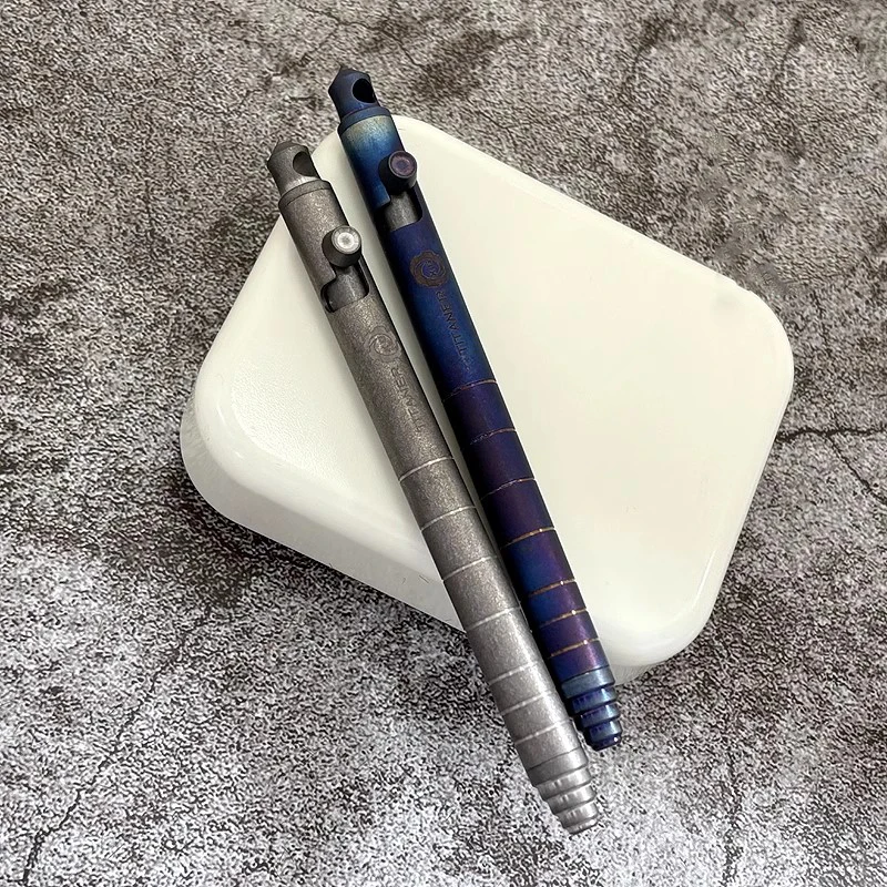 EDC Titanium Alloy Signature Pen With Collection Writing Portable Outdoor Tools Pen