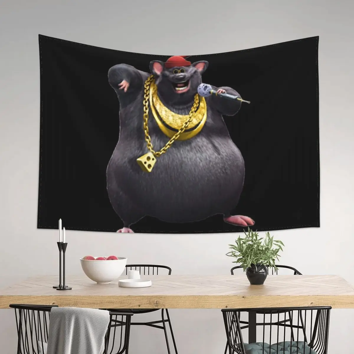 

BIGGIE CHEESE Tapestry Things To Decorate The Room Wall Decor Hanging Decorations For Your Bedroom Tapestry
