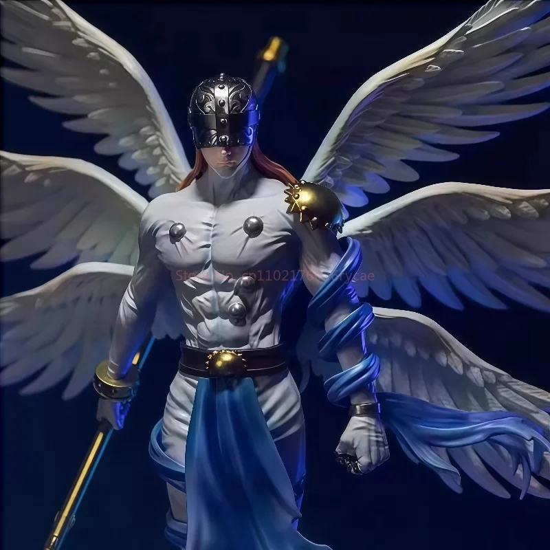 Monstruo Digital Gk, Altar de Luna, Ángel, bestia, Hada, bestia, estatua brillante, modelo en caja, figura coleccionable de Anime, origen japonés