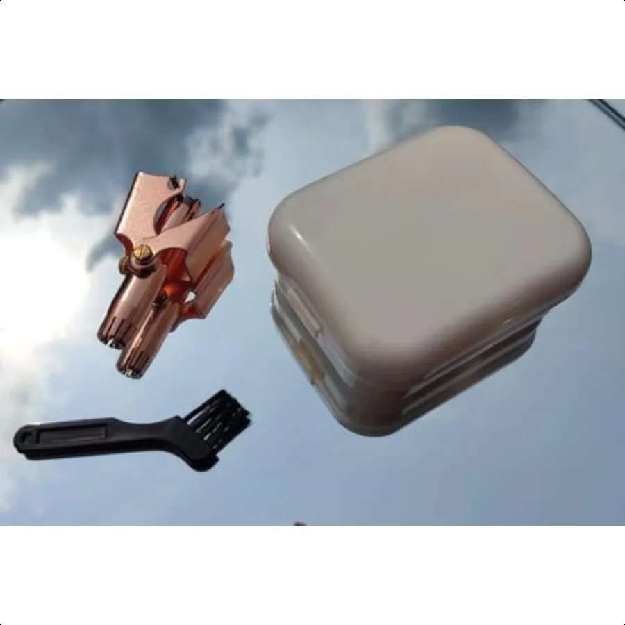 

Manual Nose Hair Trimmer for Men Stainl Steel Gold l Clipper with Gift Box Branded Pouch No Battery Needed Compact Travel Groom