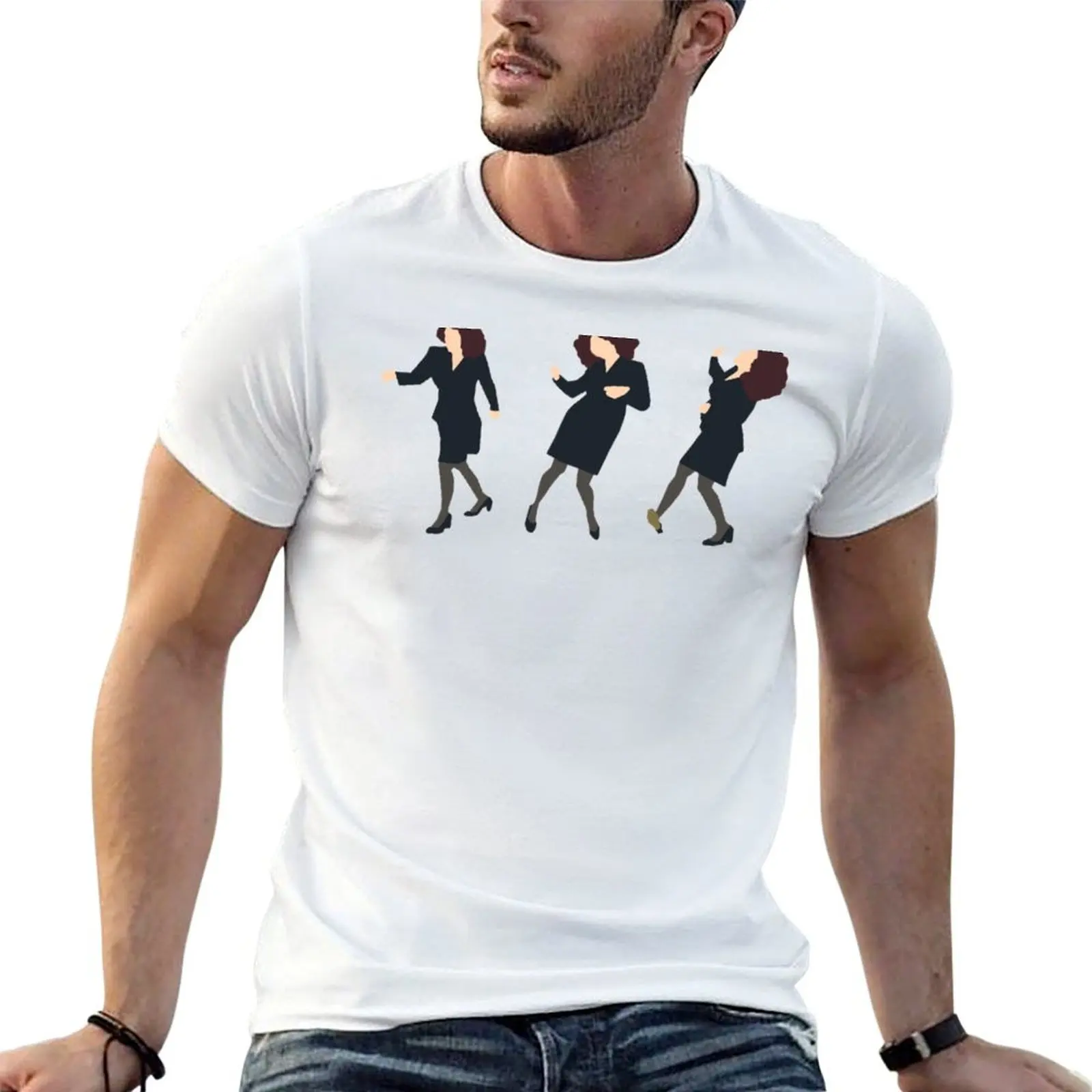 Elaine Dancing (original green) T-Shirt Work Outdoor T-Shirt for Men