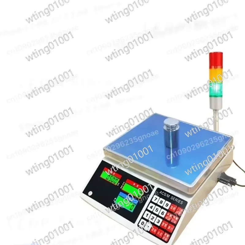 for Upper Lower Limit Counting Weighing Sound And Alarm High Precision Three Color Light Weighing Platform Scale