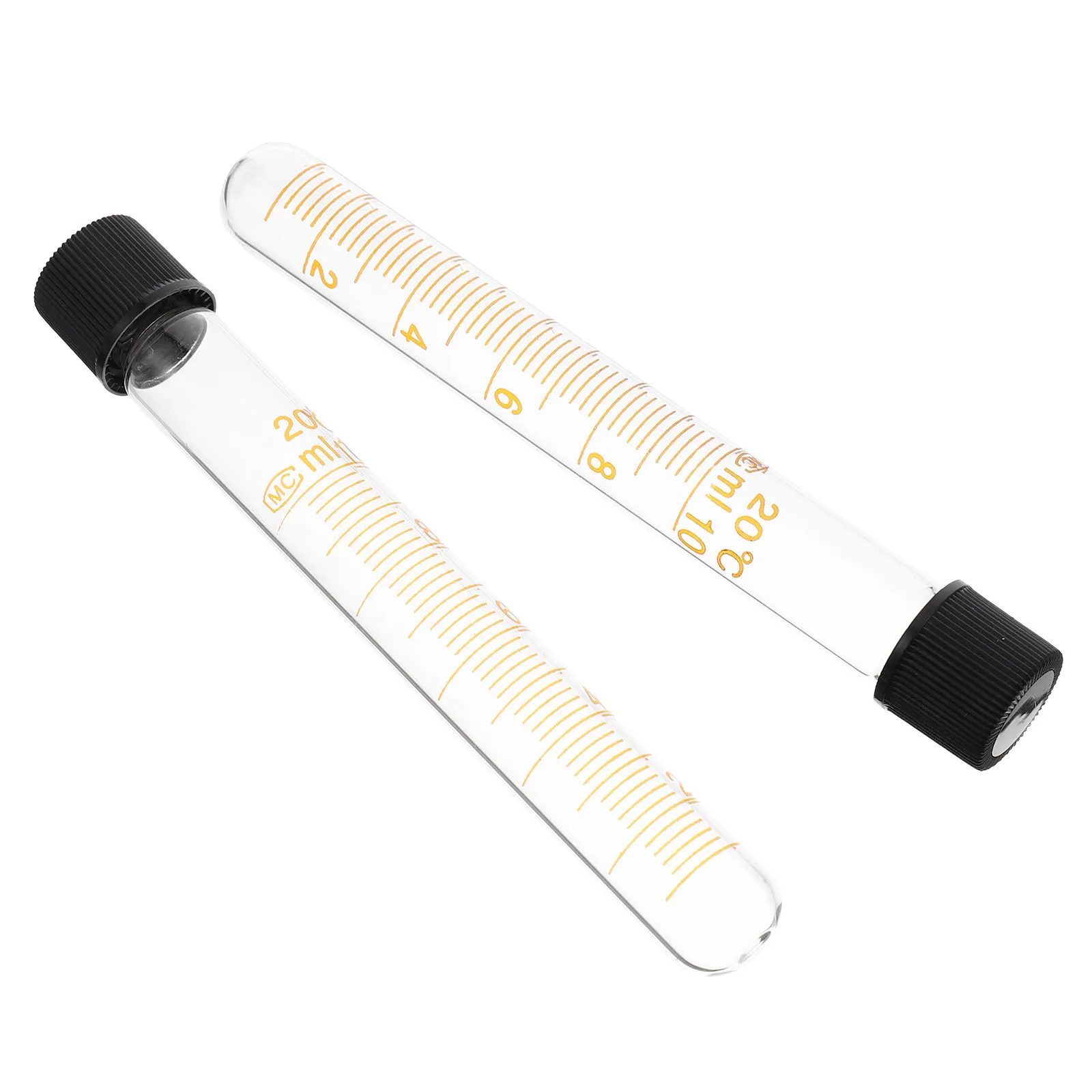 

2 шт. миниатюрные стеклянные центрифужные пробирки 10 мл, спиральные контейнеры для хранения образцов, аксессуары для лабораторных пробирок, высококачественные