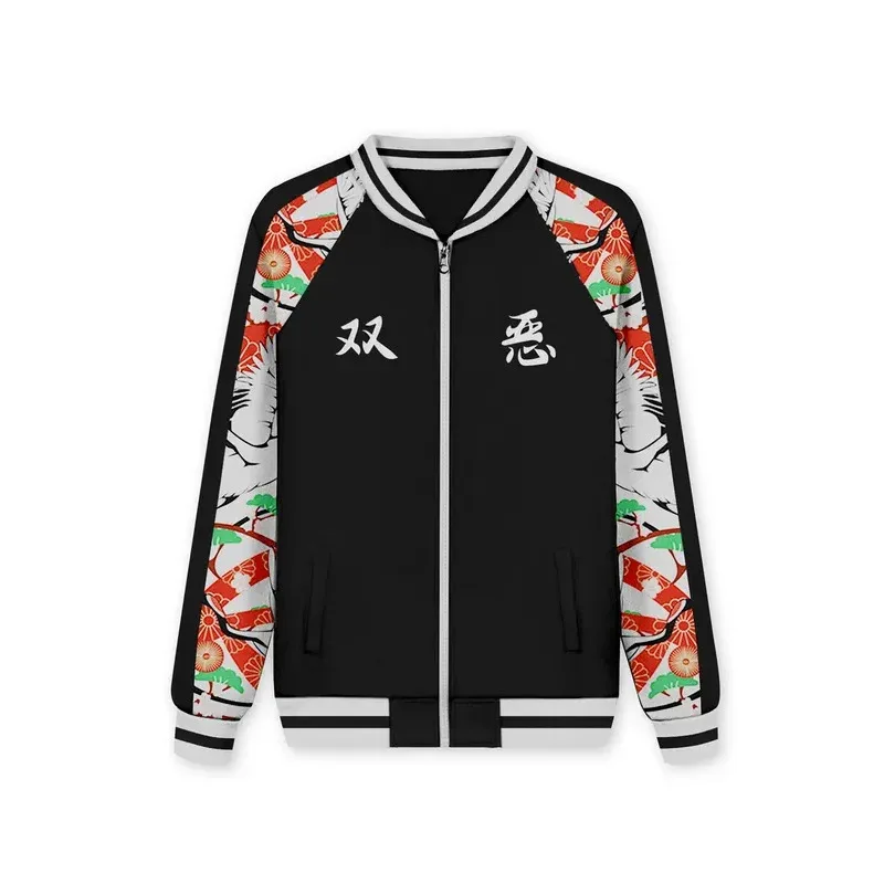 New 2025 Anime Tokyo Revengers Smiley Nahoya and Kawata Soya 3D Printed Pullover Hoodie Cosplay Costume Adult Casu eqs9X