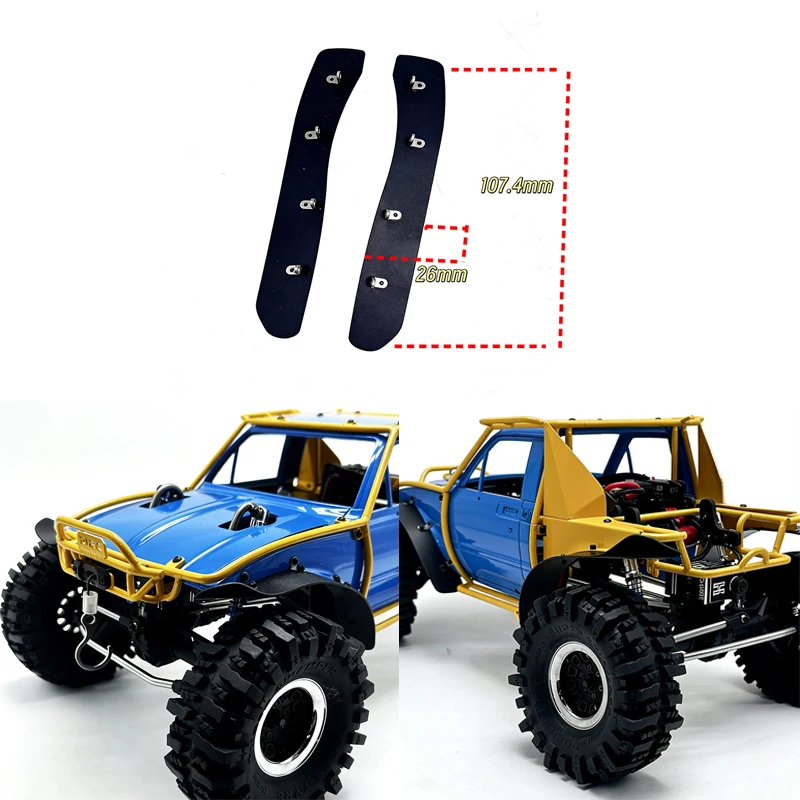 KXRC Rubber Fender Four-wheel Eyebrow Rainforest Chariot Same Style Wheel Eyebrow for 1/10 RC Crawler Car Traxxas Upgrade Parts