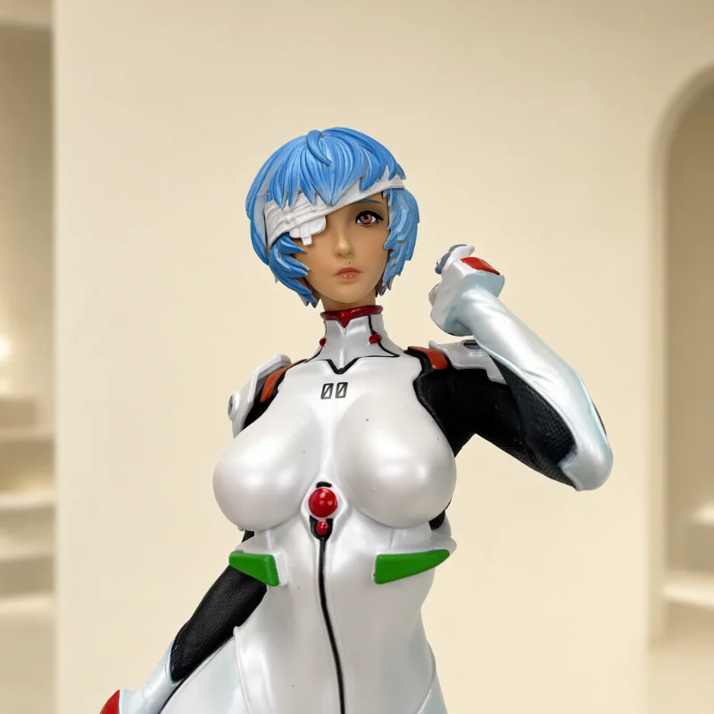 45.5cmAnime Neon Genesis Evangelion Asuka Langley Soryu Ayanami Rei GK PVC Action Figure Collectible Model Doll Toy 45CM view 5