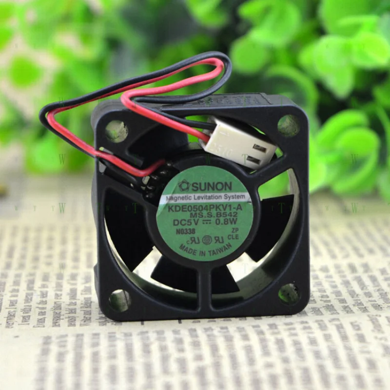 H  for  SUNON KDE0504PKV1-A 5V 0.8W 4020 4CM temperature control routing switch mute fan