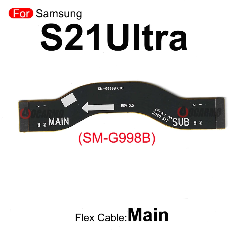 For Samsung Galaxy S20 S21 S22 Ultra Plus S21FE S21+ Motherboard Connector LCD Display Flex Cable Replacement Parts