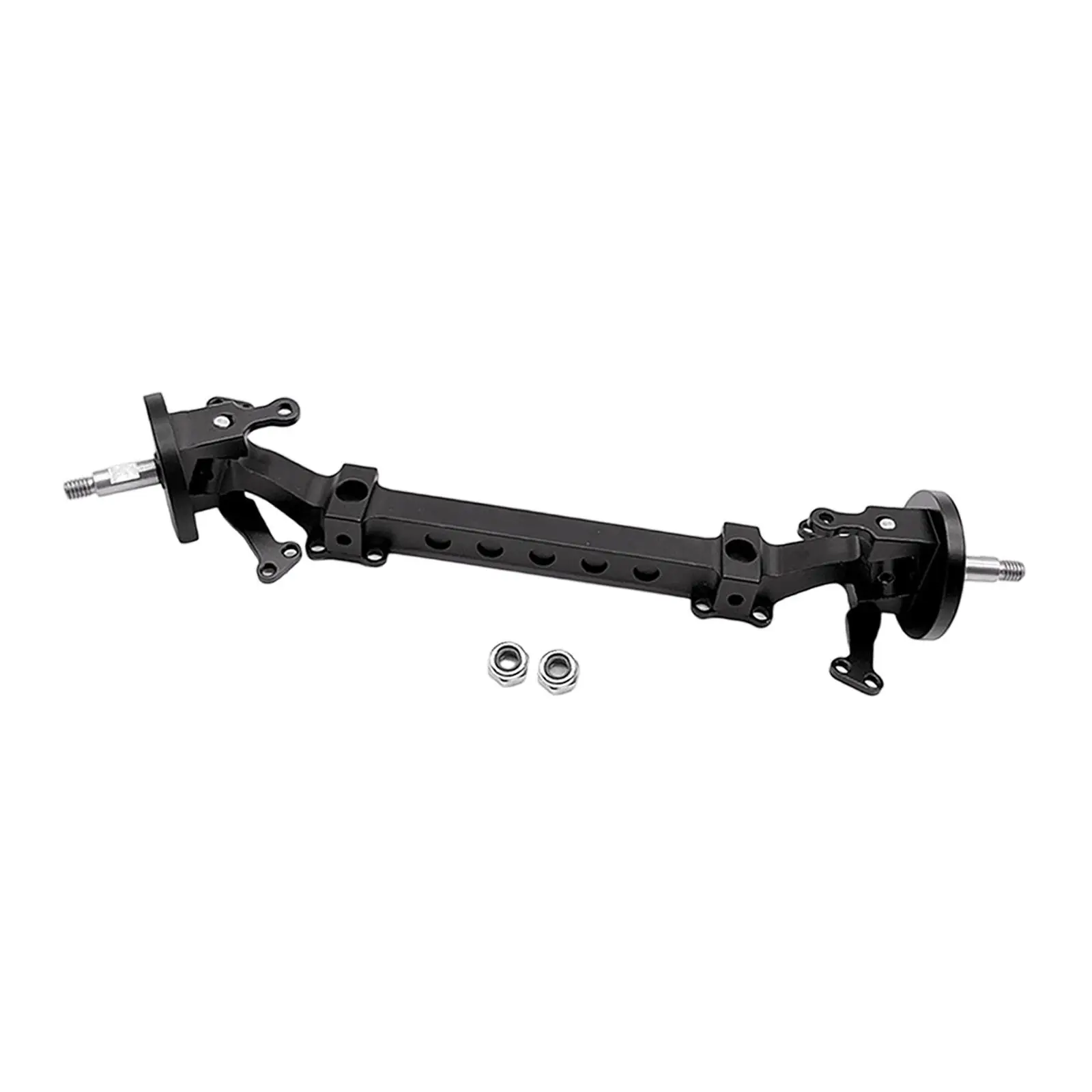 1/14 Trailer Unpowered Front Wheel Axle Model Repair,Aluminum Part 1 14 RC Front Axle Equipment,Easy Installation Component