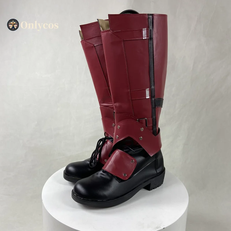 Deadpooling 3 Cosplay Boots Roleplay Fantasy Shoes Footwear Halloween Party Costumes Accessory Onlycos