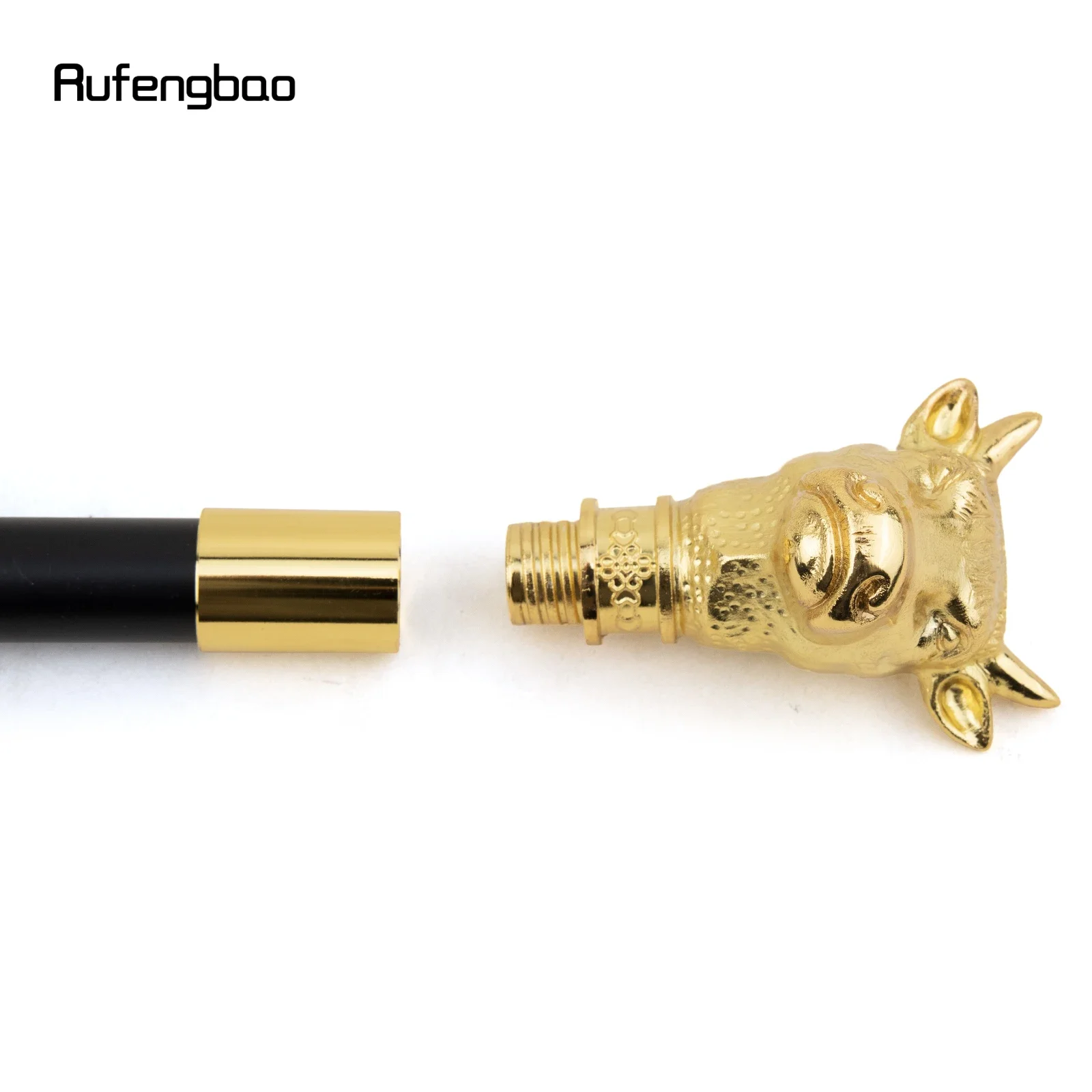 Golden Bull bovini Gentleman Bullfight bastone da passeggio moda bastone da passeggio Gentleman Crosier manopola bastone da passeggio 93cm