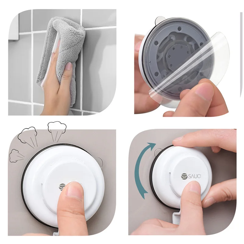 Dapur Handuk Rak Rak Handuk Gratis Punch Vacuum Sucker Kertas Roll Rak Penyimpanan Kertas Rak ZP7051445