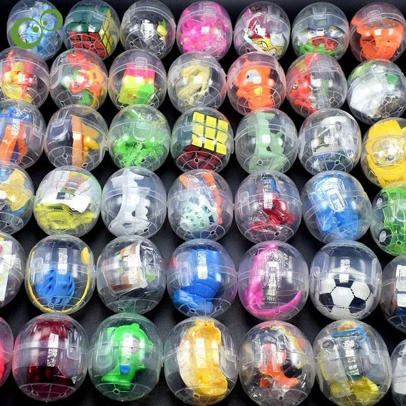5/10 Pack 55mm Transparente Eierschale Gemischte Spielzeuge Kinder Geburtstag Party Geschenke Kindergarten Zurück Zu Schule Preise Karneval Party geschenke