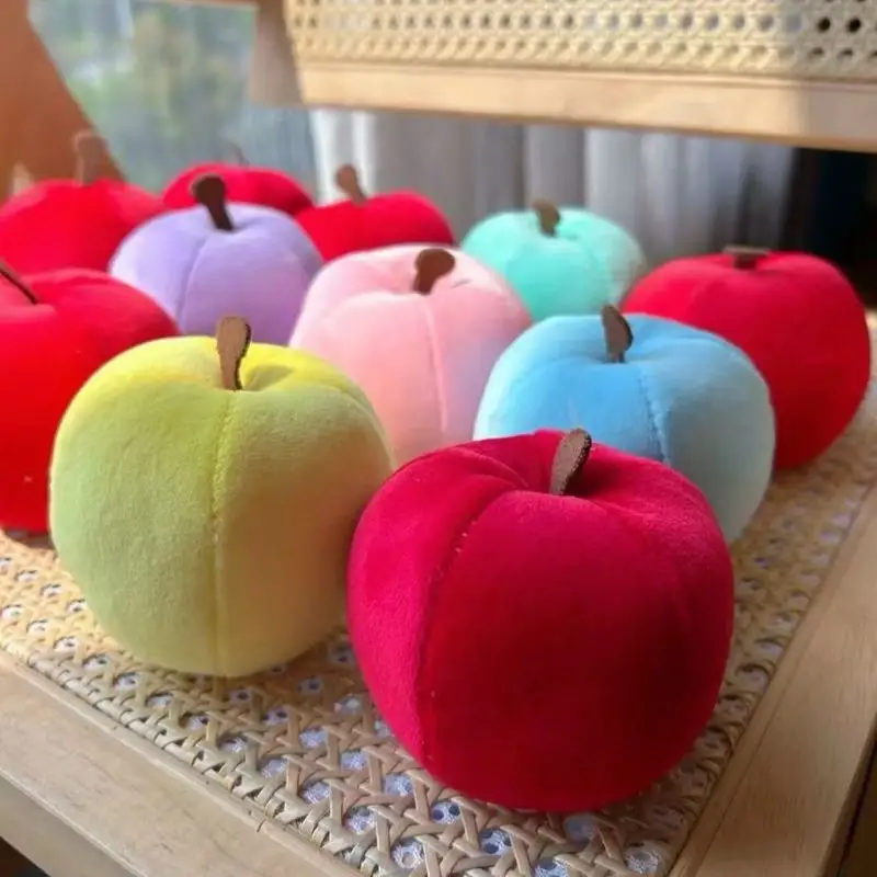 Apple Stress Relief Knuffel Schattig Knuffelbaar Bureau Metgezel Voor Angst Beste Vriend Paar Verjaardagscadeau Idee