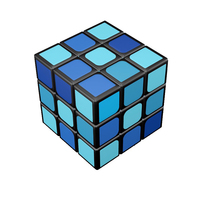 Gradient Magic Cubes Third-Level Magic Cubes Creative Color Children's Students' Educational Toys Set Rotating Smooth Kids Gifts