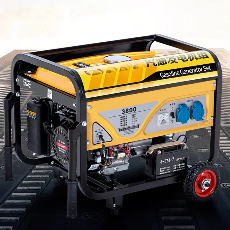 TY1Miniature gasoline generator 220V household small 380V 5KW3/6/8/10 kW