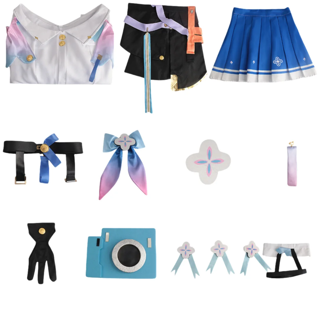 Honkai Star Rail March 7th Evernight Cosplay Costume Wig