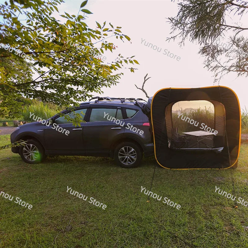 Waterproof Car Rear Tent, Pop-up, Outdoor Camping, SUV Shade