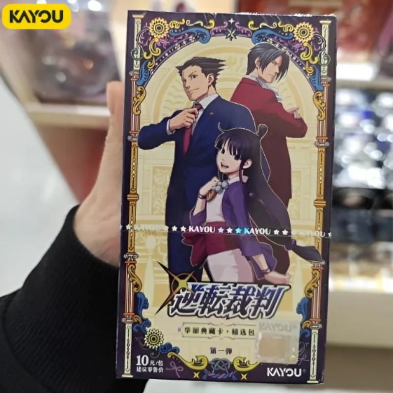 

KAYOU Оригинальный набор Ace Attorney Gorgeous Selection: Коллекционная карточная игра Phoenix Wright, периферийные товары, коллекционные карточки, игрушка, подарок