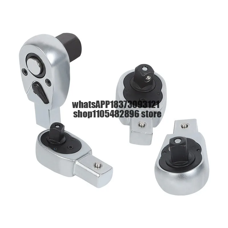 Preset torque wrench accessories ratchet head plug-in interface 9 * 12/14 * 18mm torque kg conversion head
