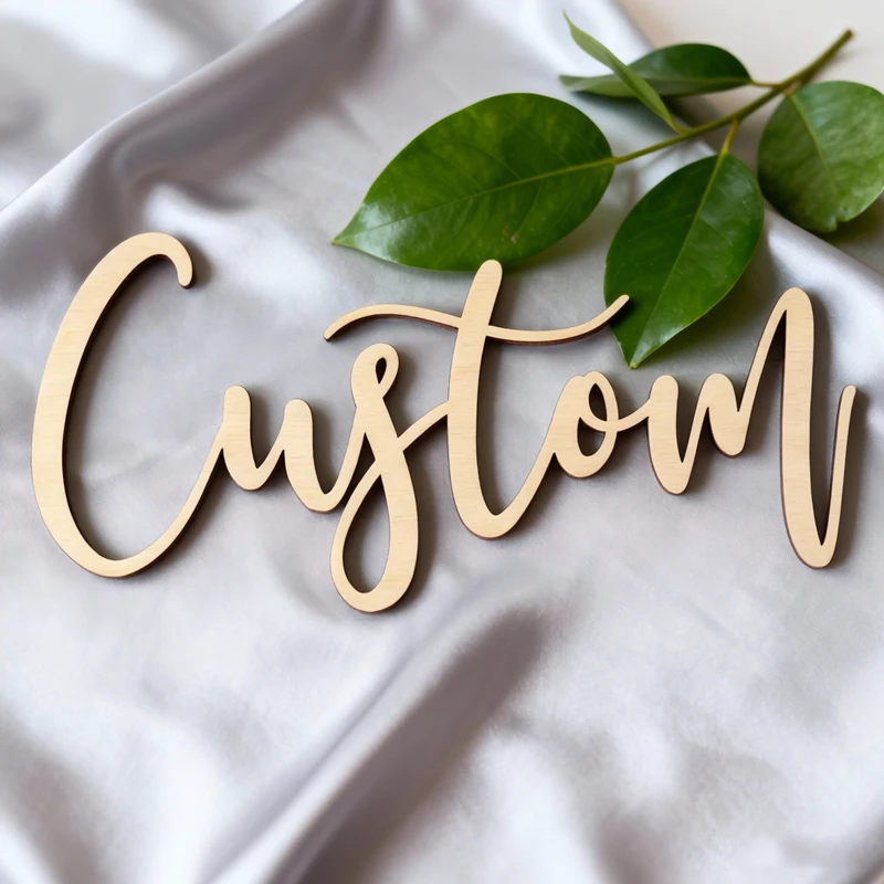 

Personalized Wooden Name Sign Custom Wooden Name Sign for Kids Room Baby Name Wooden Sign