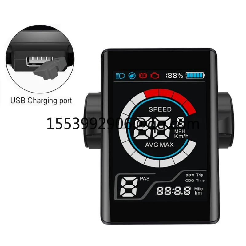 Intelligent LCD Display Meter M8 / UKRiver S2 / Yolin YL91F-V / HK811  / M5 for CMACEWHEEL Electric Bike