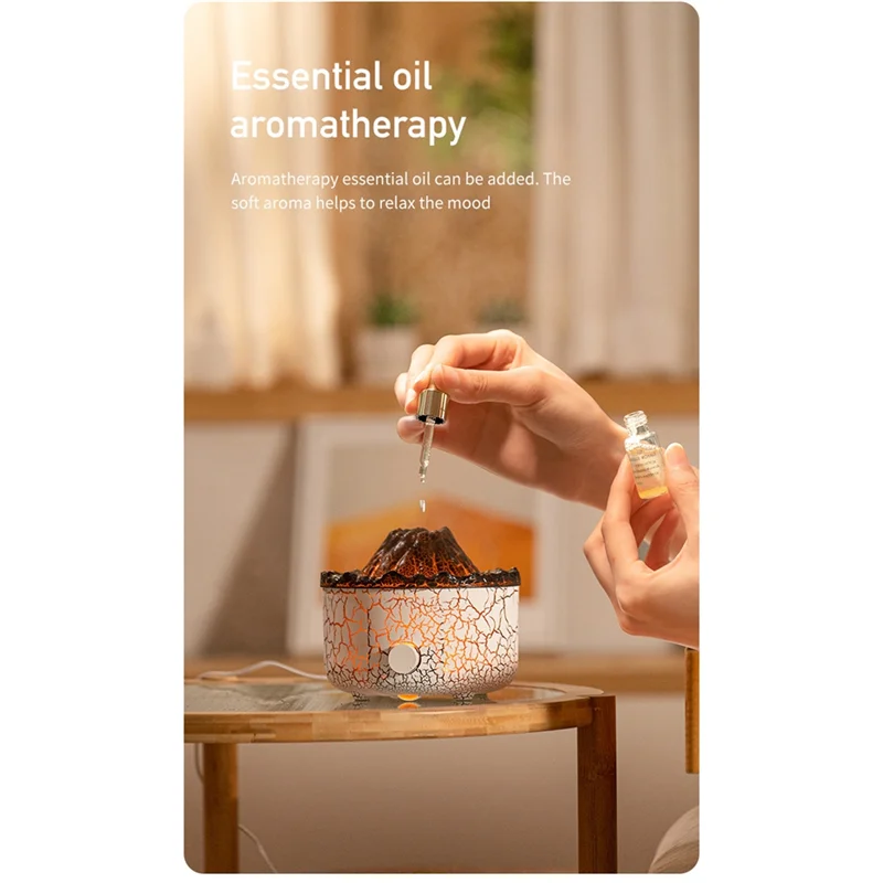 

A56X лавовые увлажнители воздуха для ароматерапии, диффузор эфирного масла с диффузором окружающего света для спальни, офиса, вилка стандарта США, прочный