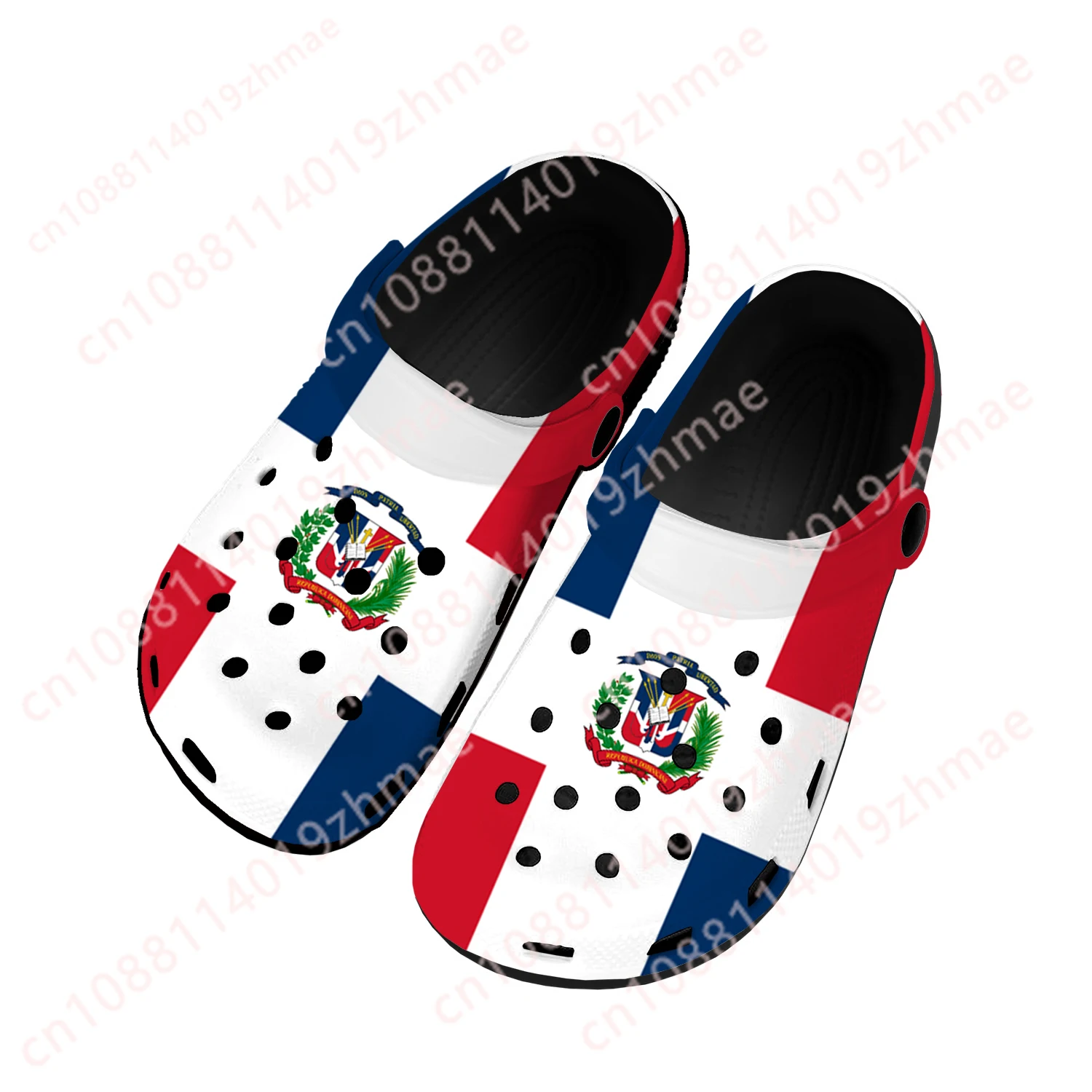 Dominican Republic Flag Home Clogs Custom Water Shoes Mens Womens Teenager Shoe Garden Clog Breathable Beach Hole Slippers