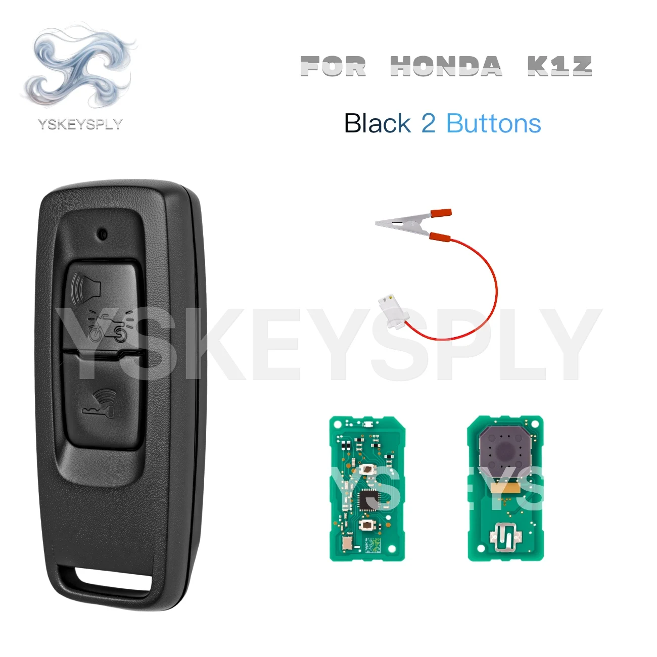 For Honda Motorcycle Remote Key Fits FORZA PCX160 NSS350 K1Z 2021-2023 ID47 Chip 433MHz 2 Buttons Smart Key Fob No Logo view 6