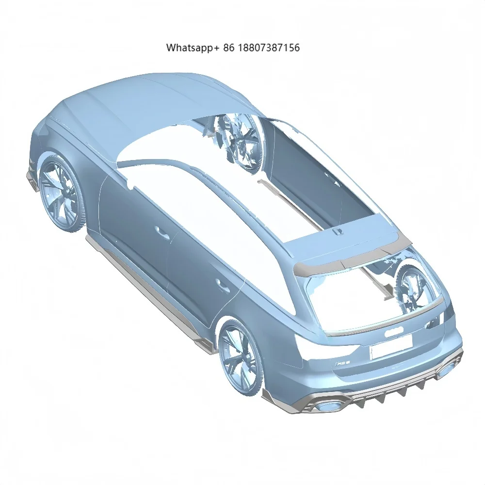 

Модернизация и тюнинг кузова: задний спойлер AD Style из сухого карбона, спойлер на крышу, подходит для Audi RS6 RS7 (C8)