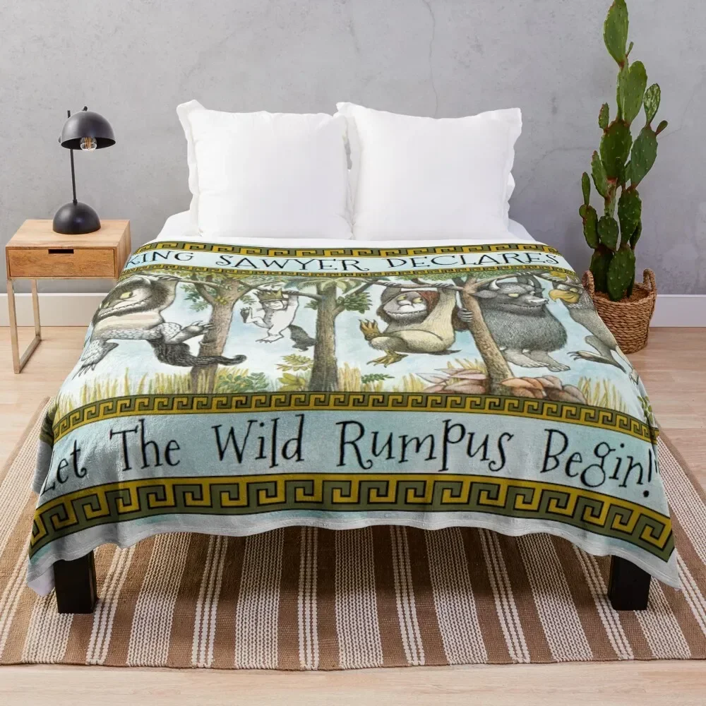 

Where The Wild Things Are Personalized King Name Throw Blanket cosplay anime valentine gift ideas Blankets